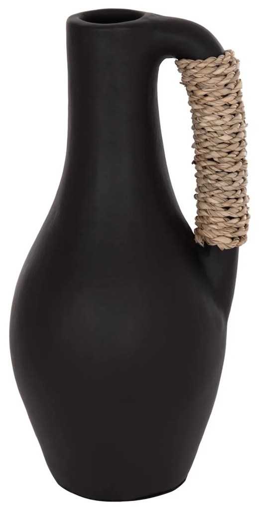 ΕΠΙΤΡΑΠΕΖΙΟ ΔΙΑΚΟΣΜΗΤΙΚΟ ΒΑΖΟ CAMMER HM4687.01L ΤΕΡΑΚΟΤΑ ΣΕ ΜΑΥΡΟ--Φ18x39Υεκ.