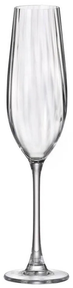 Ποτήρι Κολωνάτο Flute 260ml Columba Optic - Crystal Bohemia - 6 ΤΜΧ
