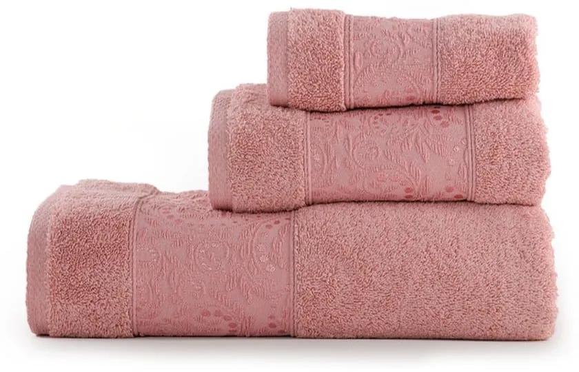 Πετσέτα Cecile Pink Nef-Nef Σώματος 70x140cm 100% Βαμβάκι