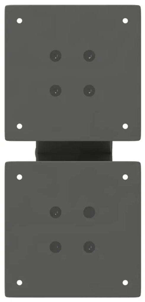 vidaXL Πόδια Τραπεζιού Σαλονιού σε Σχήμα Χ, 2 τεμ. Ανθρακί 30x(30-31) εκ. Ατσάλι