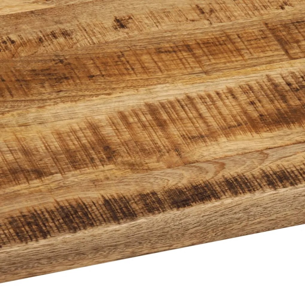 vidaXL Επιφάνεια Τραπεζιού 90x80x2,5 εκ. Live Edge Μασίφ Ξύλο Μάνγκο