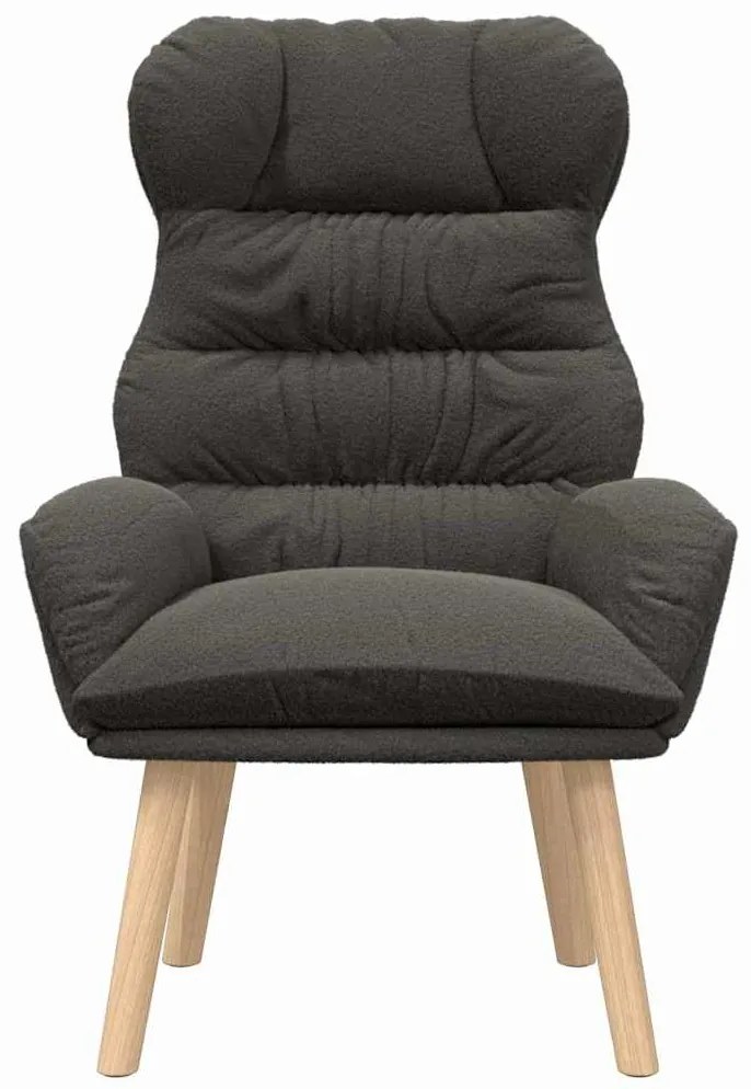 vidaXL Χαλαρωτική Πολυθρόνα Σκούρο γκρι 69 x 74 x 93 εκ. ύφασμα