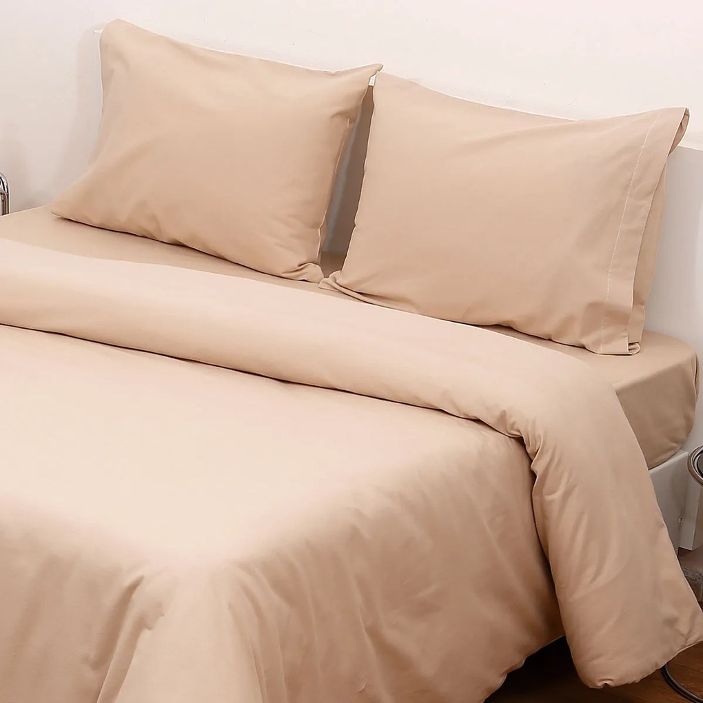 Φανελένια Σεντόνια Μονά (Σετ) Viopros 3100 Μπεζ