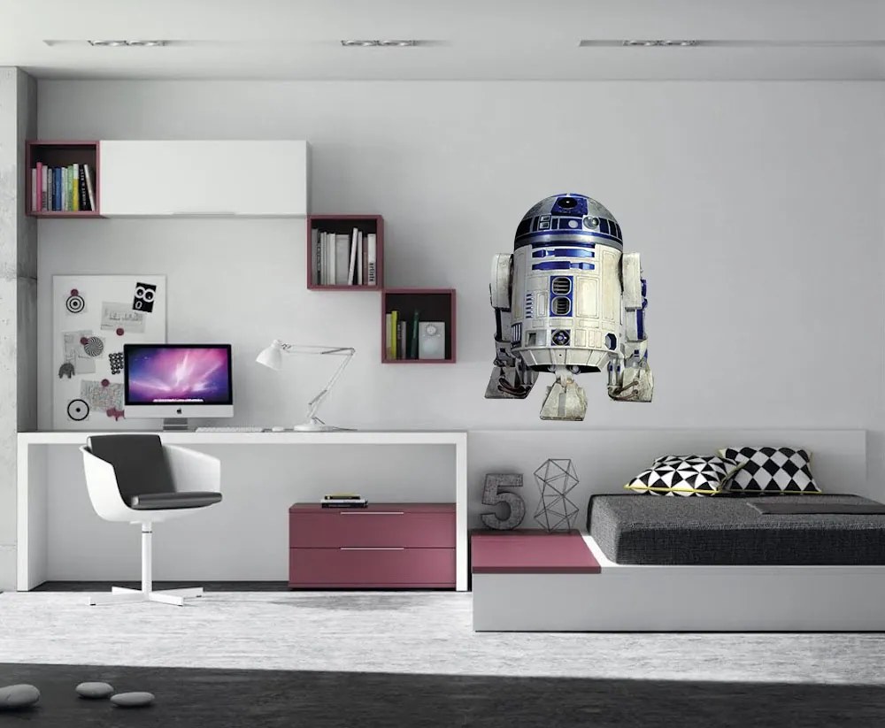 Παιδικό αυτοκόλλητο τοίχου R2D2 Star Wars Stick686 30cm