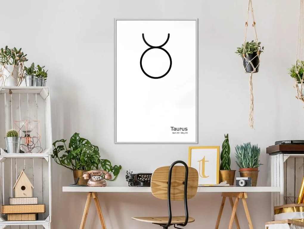 Αφίσα - Zodiac: Taurus II - 20x30 - Χρυσό - Χωρίς πασπαρτού