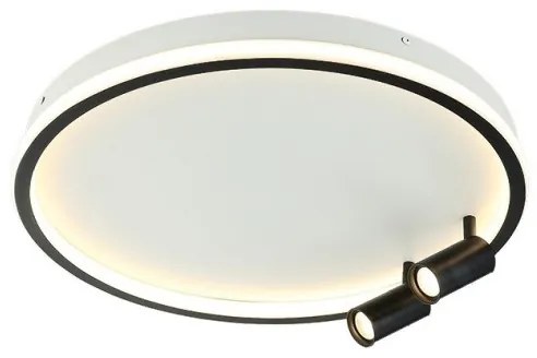 Πλαφονιέρα Φωτιστικό Οροφής LED 61W IP20 3000K Zambelis-22014-Μαύρο 22014