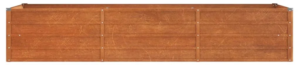 Ζαρντινιέρα Σκουριασμένο 240x80x45 εκ. Ατσάλι Σκληρυθέν Αέρα 151960
