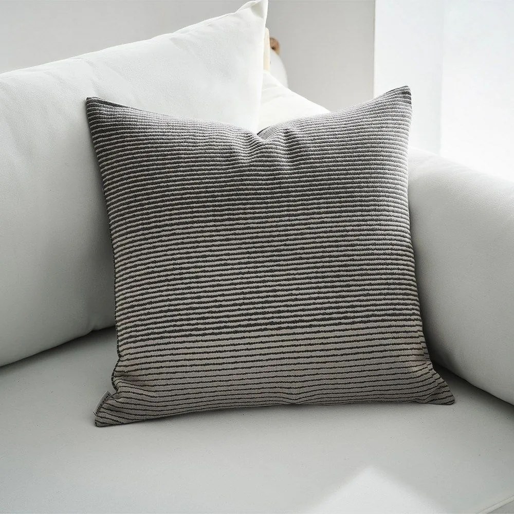 Μαξιλαροθήκη Διακοσμητική Zebra 302 Rock Grey Gofis Home 50X50 Βαμβάκι-Πολυέστερ