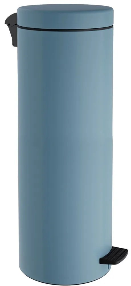Κάδος Απορριμμάτων Soft Close 2565-923 Φ25x65cm 30lt Matt Ciel Pam&amp;Co Stainless Steel