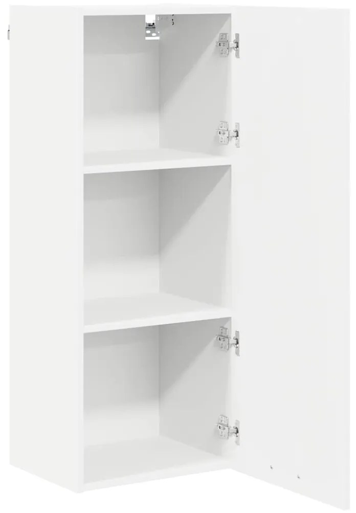 vidaXL Κρεμαστό ντουλάπι Λευκό 40 x 31 x 100 εκ. Επεξεργασμένο ξύλο