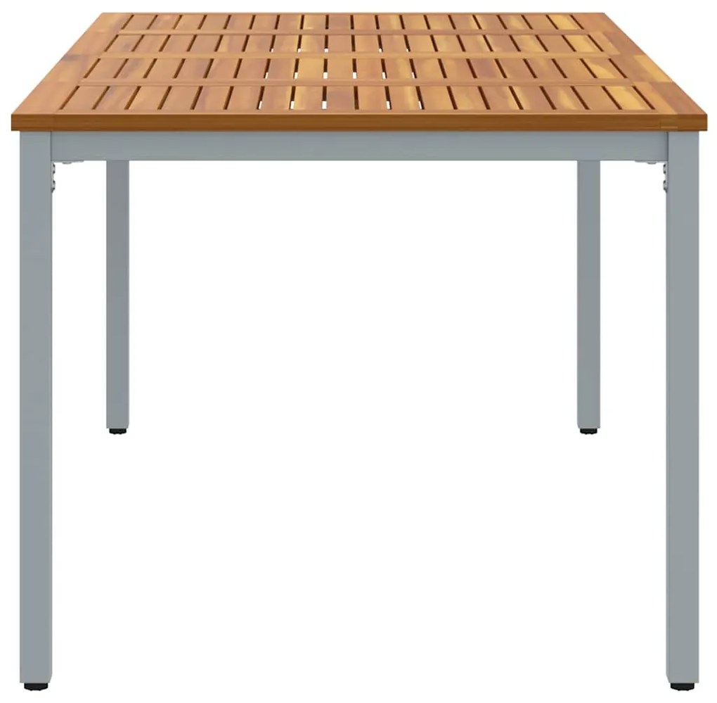 vidaXL Υπαίθρια Τραπέζια Φυσικό και γκρι 180 x 90 x 75 cm