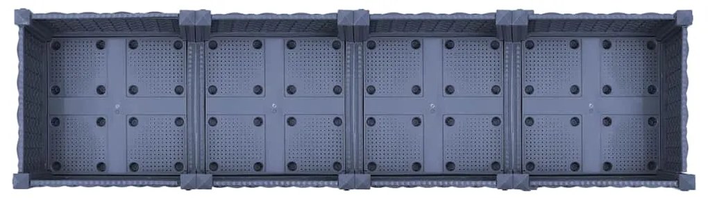vidaXL Ζαρντινιέρα 160 x 40 x 23 εκ. από Πολυπροπυλένιο