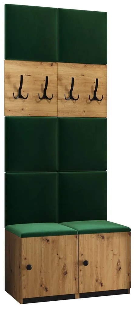 Σετ διαδρόμου Hartford E100, 44cm, 15 kg, Ταπισερί, Πλαστικοποιημένη μοριοσανίδα, Εντοιχισμένη, Τοίχου | Epipla1.gr