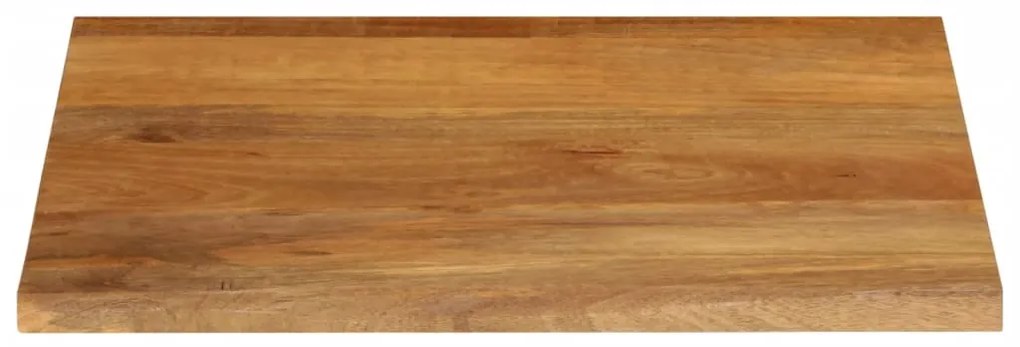 vidaXL Επιφάνεια Τραπεζιού 40x40x3,8 εκ. Live Edge Μασίφ Ξύλο Μάνγκο