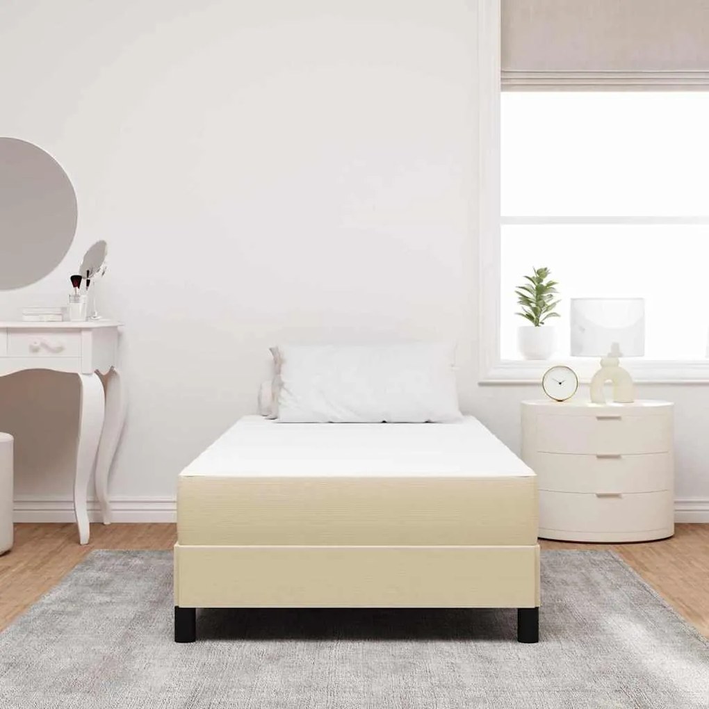 vidaXL Στρώμα Κρεβατιού με στρώμα Πράσινο 90 x 200 cm ύφασμα