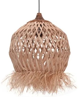 Κρεμαστό Φωτιστικό Οροφής Marjione Inart sisal σε φυσικό Φ45x55εκ 339-000021 339-000021 Μπεζ