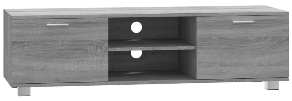vidaXL Έπιπλο Τηλεόρασης Γκρι Sonoma 140x40,5x35 εκ. από Επεξεργ. Ξύλο