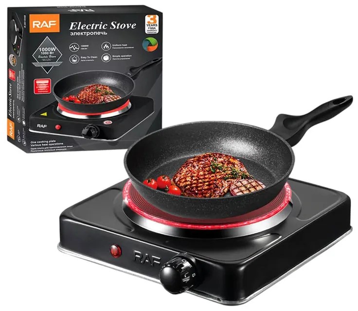 RAF Ηλεκτρικό Μάτι Κουζίνας 1000W R.8010AB - Electric Stove