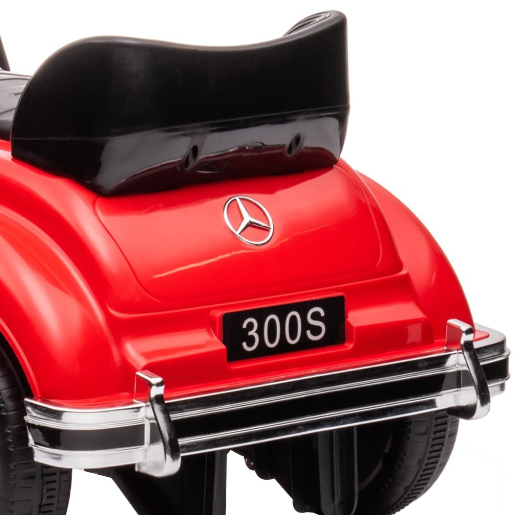 AIYAPLAY Αυτοκίνητο-πατίνι Mercedes Benz Design 300 S Design, Κόκκινο