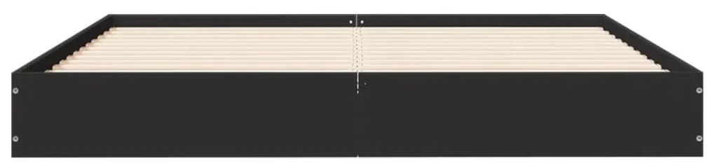 vidaXL Πλαίσιο Κρεβατιού Μαύρο 120x200 εκ. από Επεξεργασμένο Ξύλο