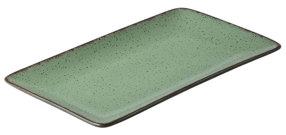 ΠΙΑΤΕΛΑ ΟΡΘΟΓΩΝΙΑTERRA GREEN ΠΟΡΣΕΛΑΝΙΝΗ 21x10.5cm ESTIA 07-15589