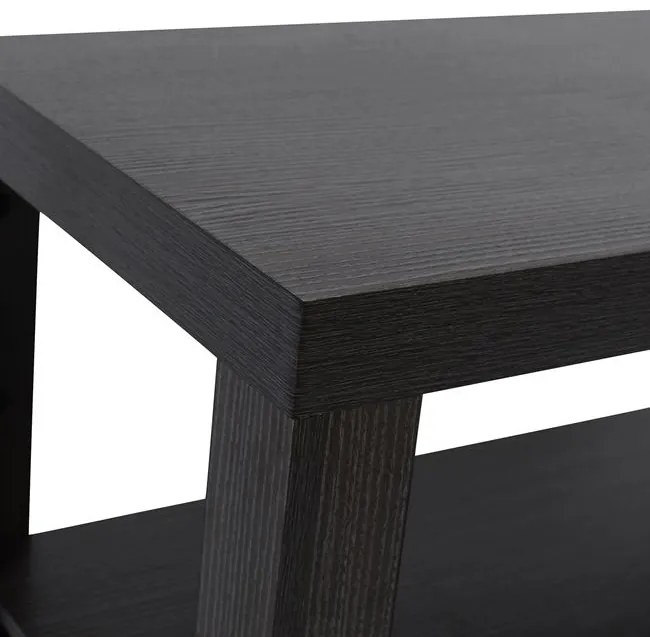 ΤΡΑΠΕΖΙ ΣΑΛΟΝΙΟΥ ALAYNA ΜΕΛΑΜΙΝΗΣ HM2207.01 ZEBRANO 90Χ45Χ45 εκ.