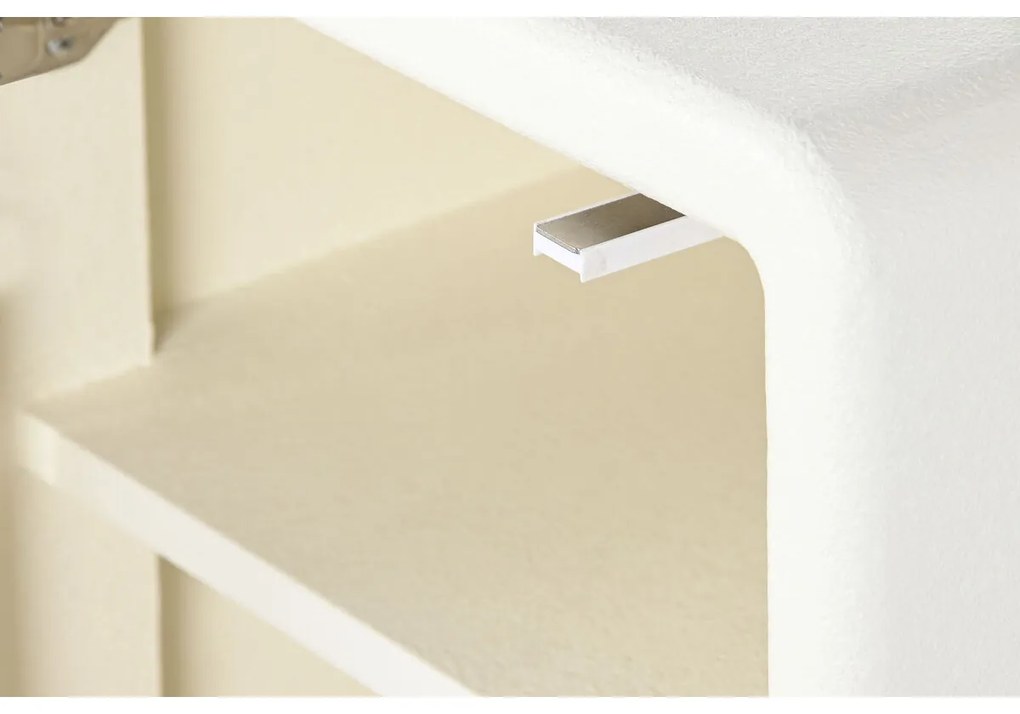 Κομοδίνο DKD Home Decor Λευκό Ξύλο MDF 45 x 40 x 55 cm