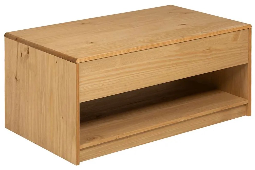 vidaXL Τραπέζι Σαλονιού SAUDA Χρ. Δρυός 99x55x45 εκ. Μασίφ Ξύλο Πεύκου