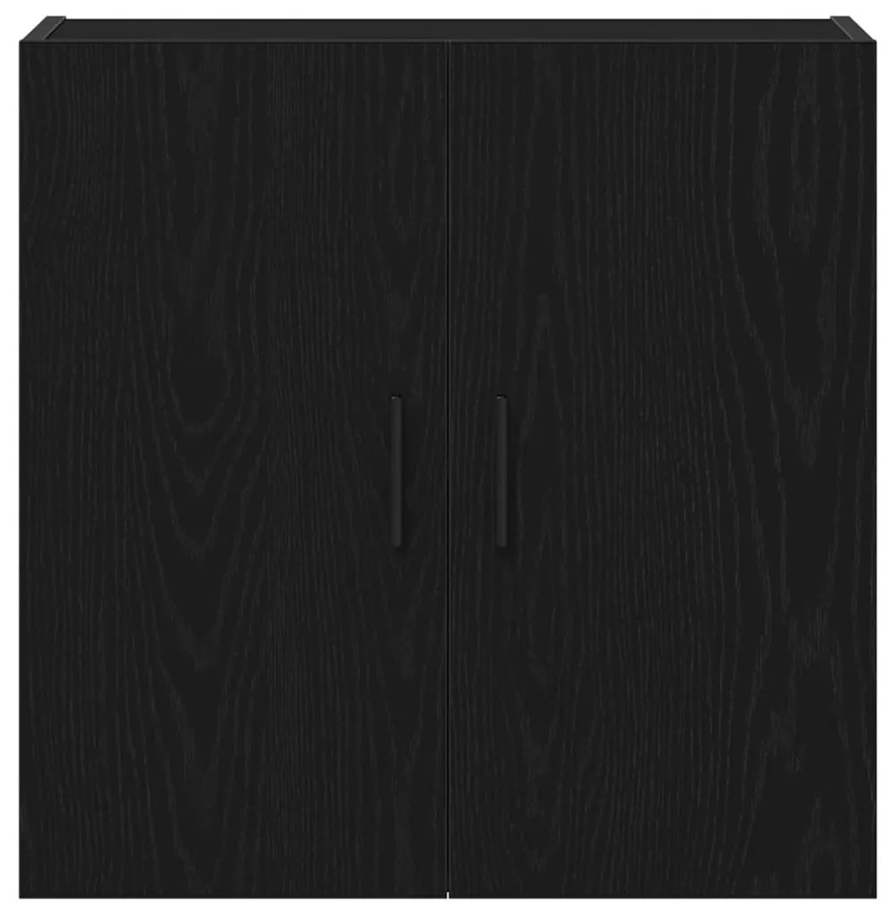 vidaXL Ντουλάπα Τοίχου Μαύρη δρυς 60 x 31 x 60 εκ. Επεξεργασμένο ξύλο
