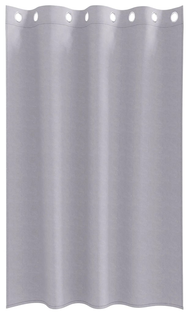vidaXL Κουρτίνες 2 pcs Μεταλλικό Γκρι 175 x 140 εκ. Πολυεστέρας