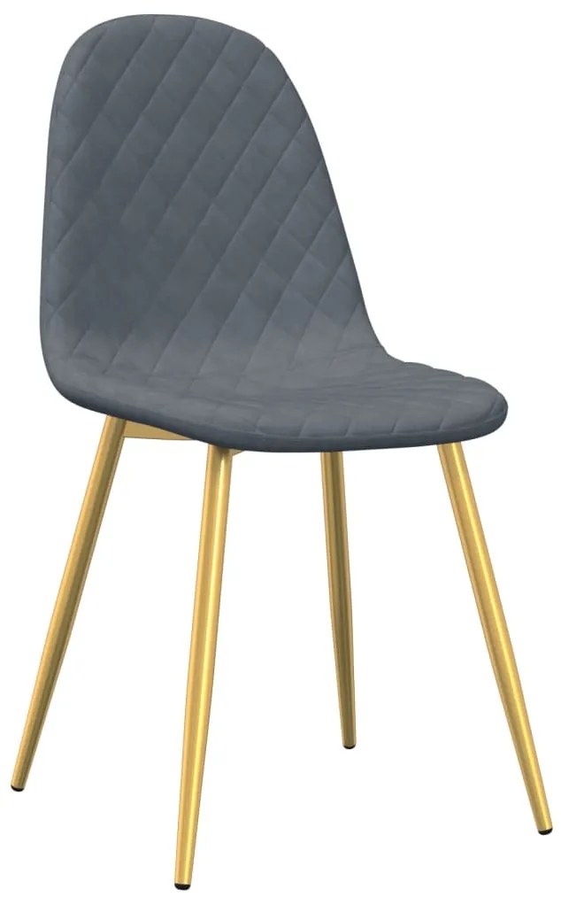 vidaXL Καρέκλες Τραπεζαρίας 6 τεμ. Σκούρο Πράσινο Βελούδινες