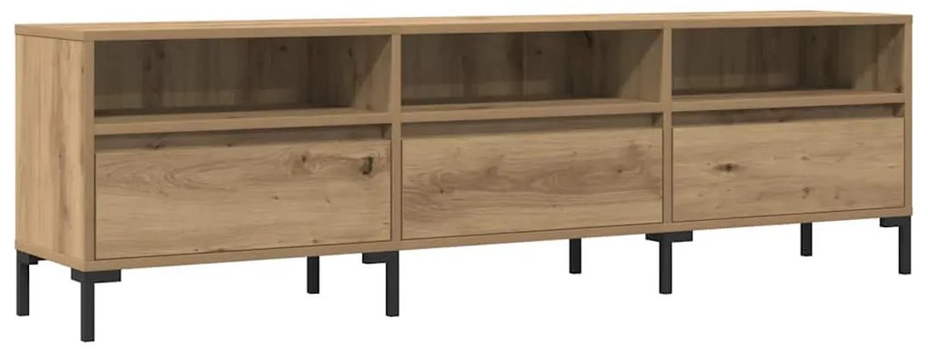 vidaXL Έπιπλο Τηλεόρασης τεχνίτης Δρυς 150x30x44,5 εκ