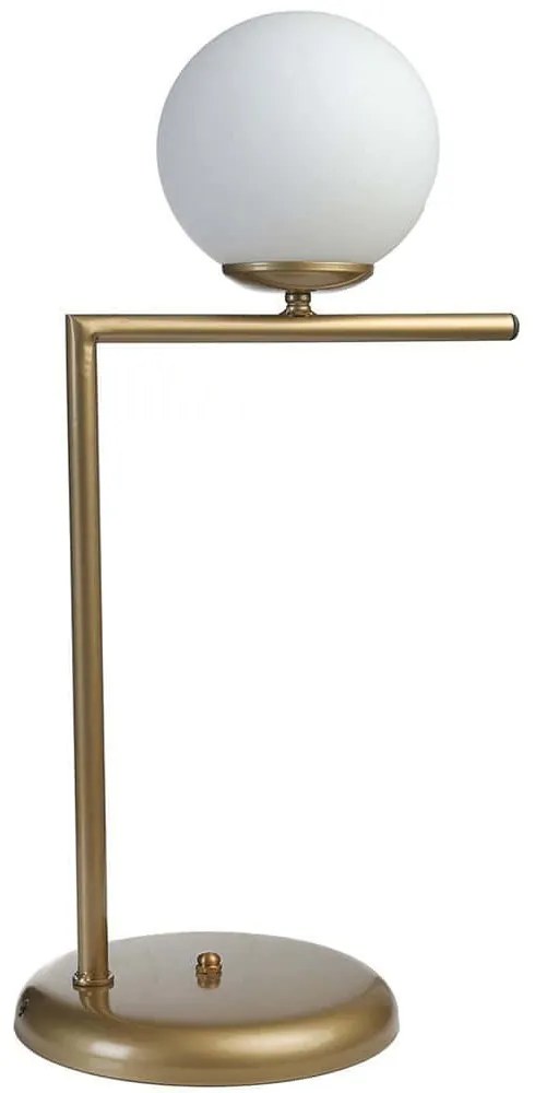 Φωτιστικό Επιτραπέζιο Araz 534LUN5111 20x57cm 1xE27 40W Gold-White Opviq