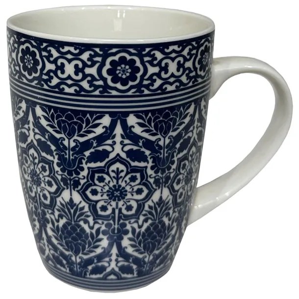 FELICIA A ΚΟΥΠΑ NEW BONE CHINA ΛΕΥΚΟ ΜΠΛΕ D8,3xH10,5cm - 028876 - 028876