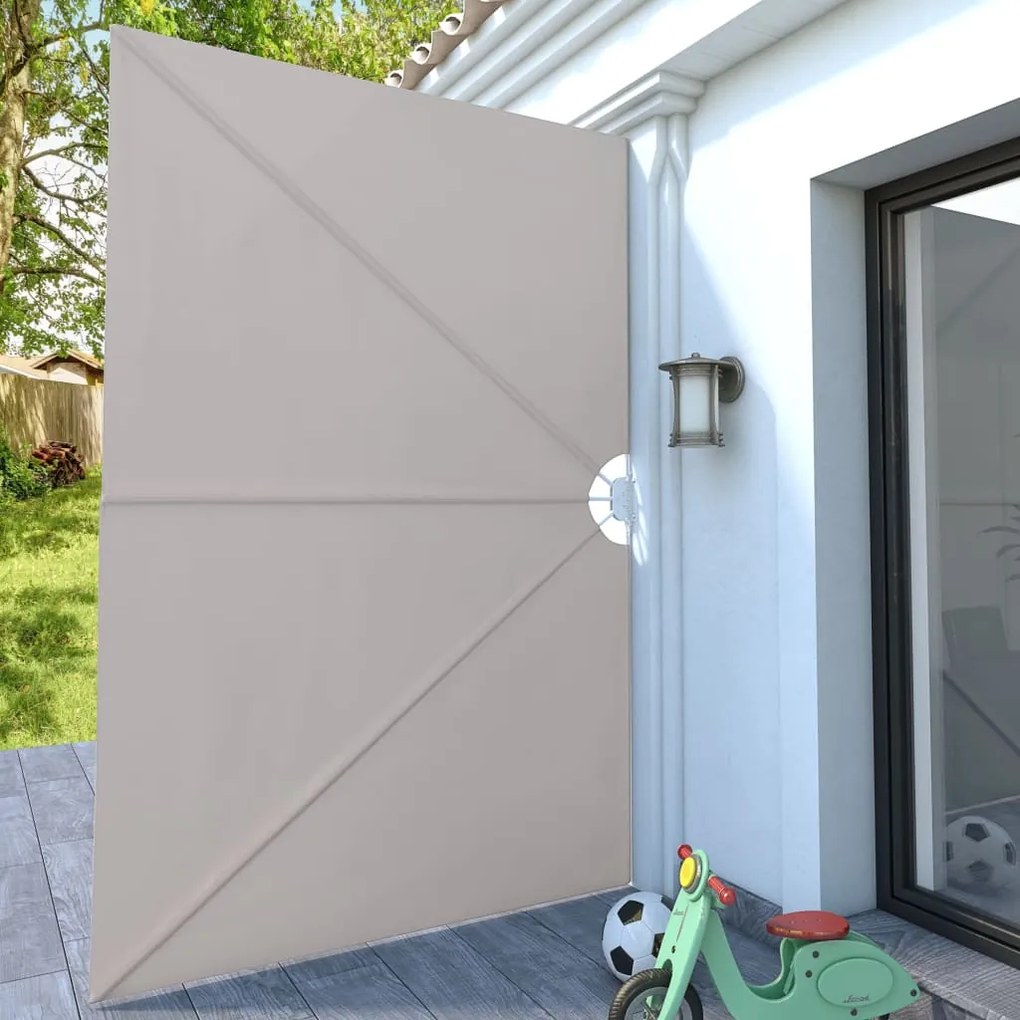 vidaXL Σκίαστρο Βεράντας Πλαϊνό Πτυσσόμενο Κρεμ 300 x 200 εκ.