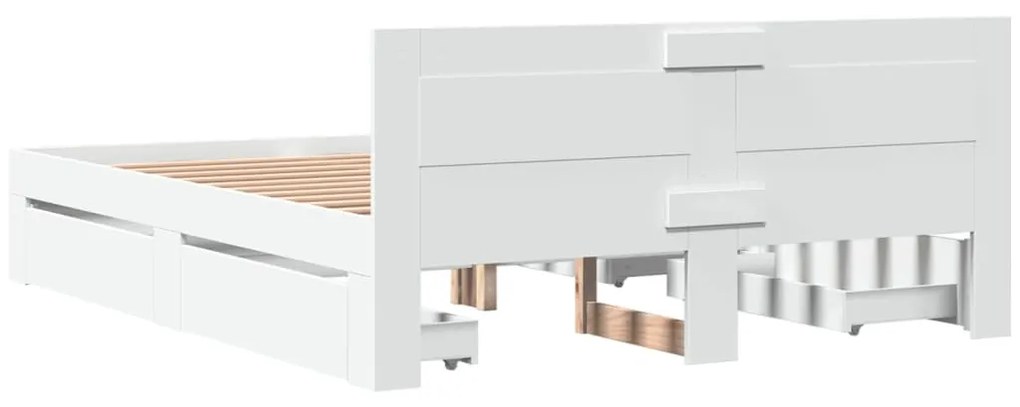 ΠΛΑΙΣΙΟ ΚΡΕΒΑΤΙΟΥ ΜΕ ΚΕΦΑΛΑΡΙ ΛΕΥΚΟ 150X200 ΕΚ ΕΠΕΞΕΡΓ. ΞΥΛΟ 3295555