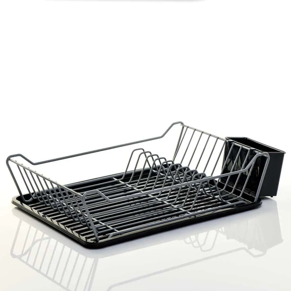 Πιάτοθήκη με ΔΙΣΚΟ 38036/ANTHRACITE 47x32cm