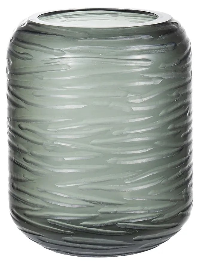 Vase DEKOCANDLE 17cm mouthblown with cutting DCGI-383-00GV