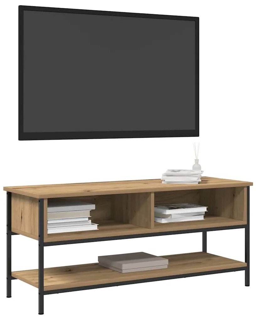 vidaXL Ντουλάπι TV artisan δρυς 100 x 35 x 45 εκ. Επεξεργασμένο ξύλο