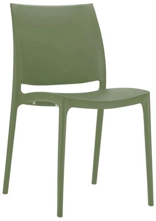 Καρέκλα Μαγια Olive Green 44Χ50Χ81εκ. Siesta 20.0141