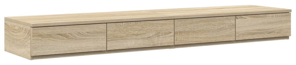 vidaXL Συρτάρια για κρεβάτι Σονομα Άλμα 135x36,5x16,5 εκ από επεξεργασμένο ξύλο
