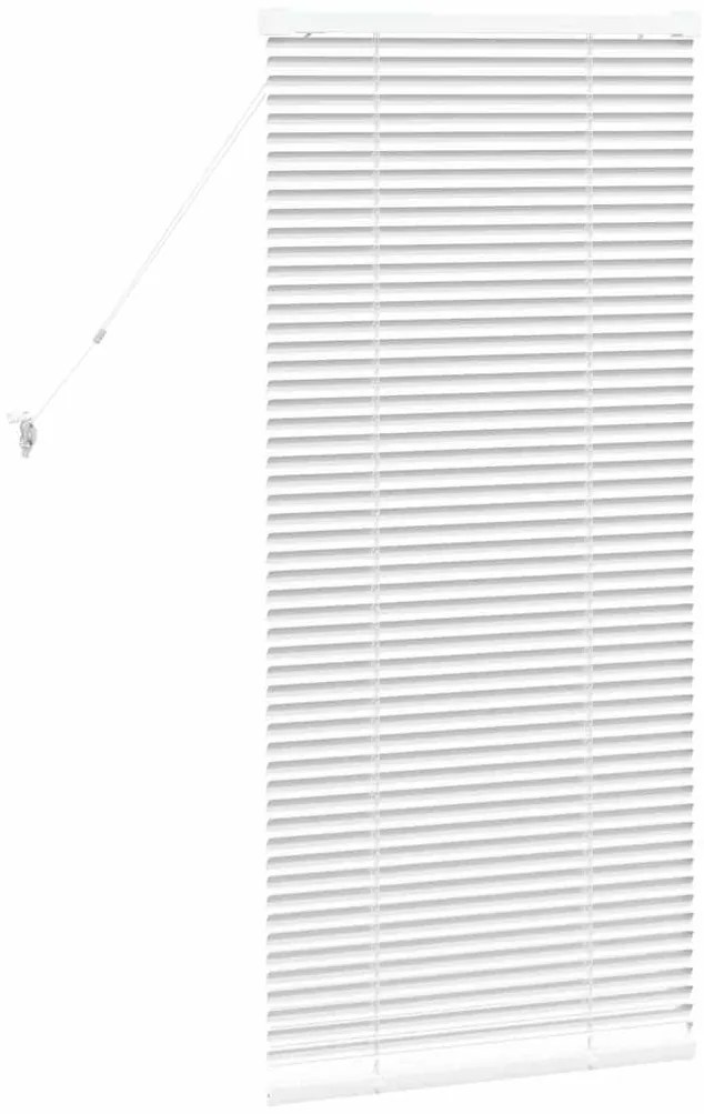 vidaXL Ρολό Παραθύρου με κουρτίνες Λευκό Αλουμίνιο