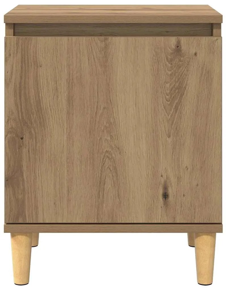 vidaXL Κομοδίνο artisan δρυς 40 x 30 x 50 cm Επεξεργασμένο ξύλο