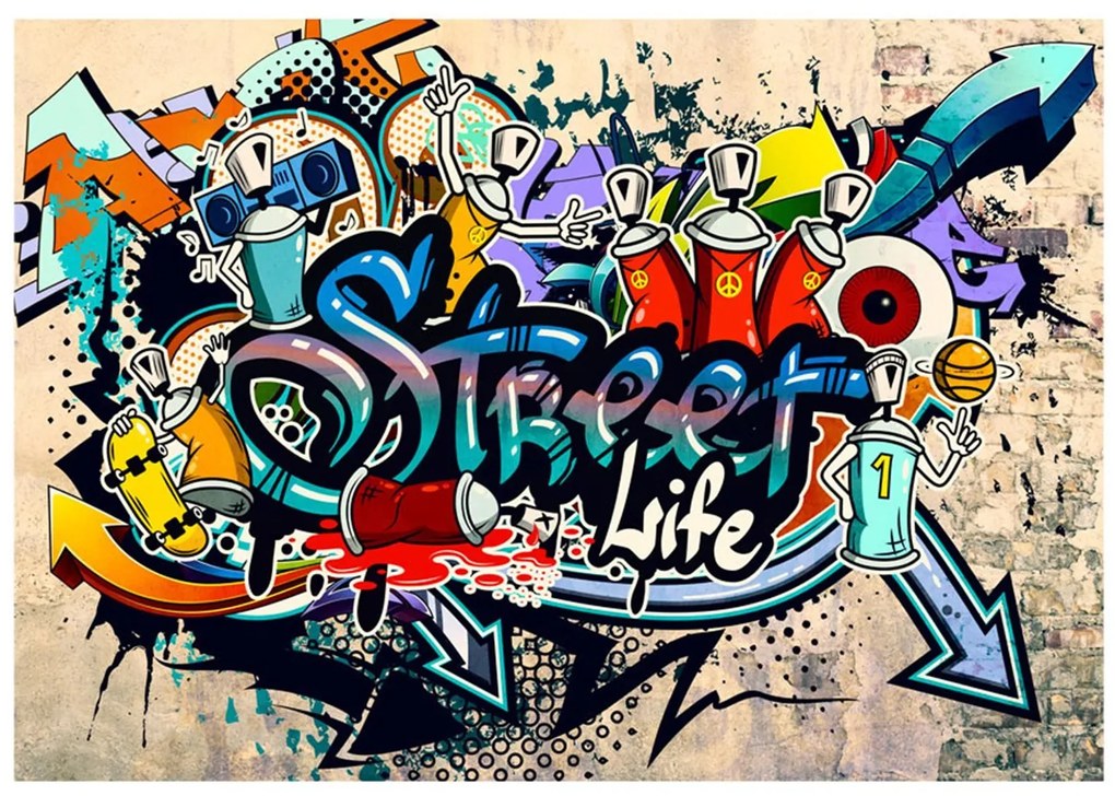 Φωτοταπετσαρία - Street Life 100x70