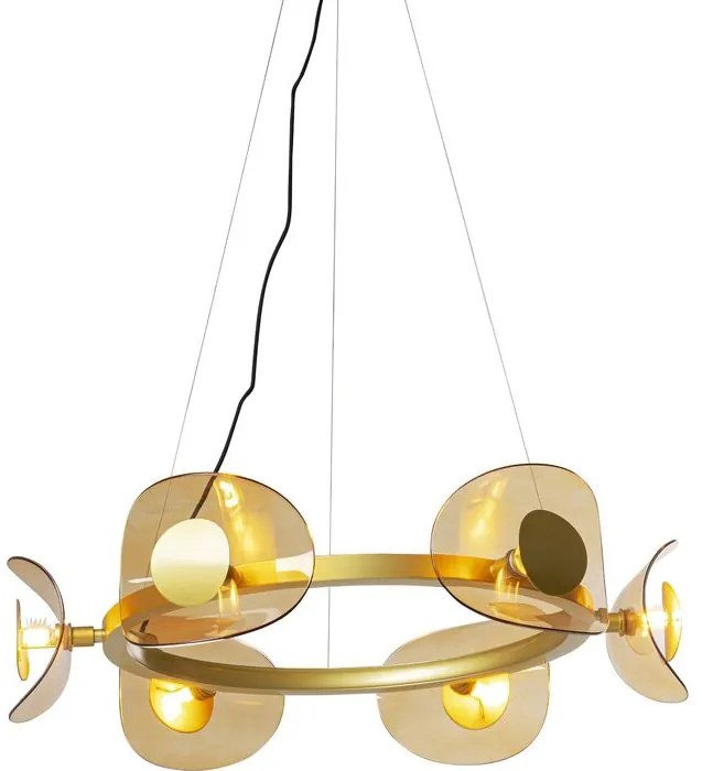 Φωτιστικό Οροφής Mariposa Μεταλλικό Χρυσό 150x81.2x81.2 εκ. - Χρυσό