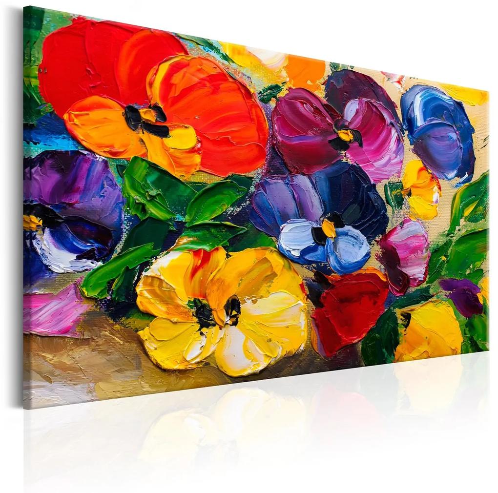 Πίνακας - Spring Pansies 120x80