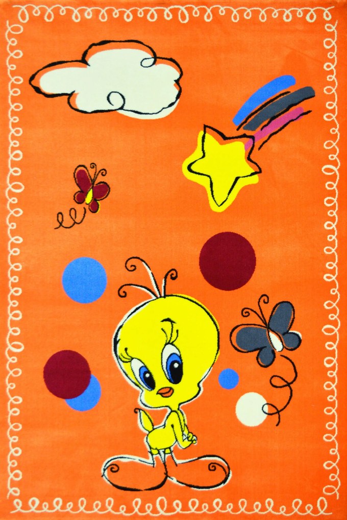 Χαλί Παιδικό Kids 5055 Orange 133X200cm