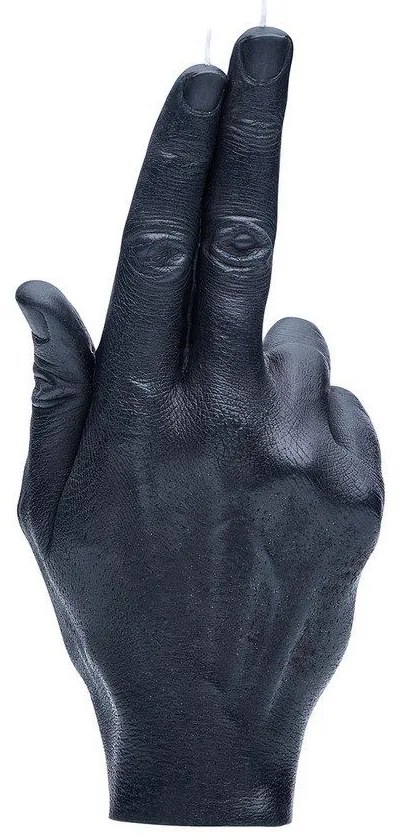 Κερί Χειρονομίας Gun Fingers 360gr 21x10x6cm Black Candle Hand Paraffin