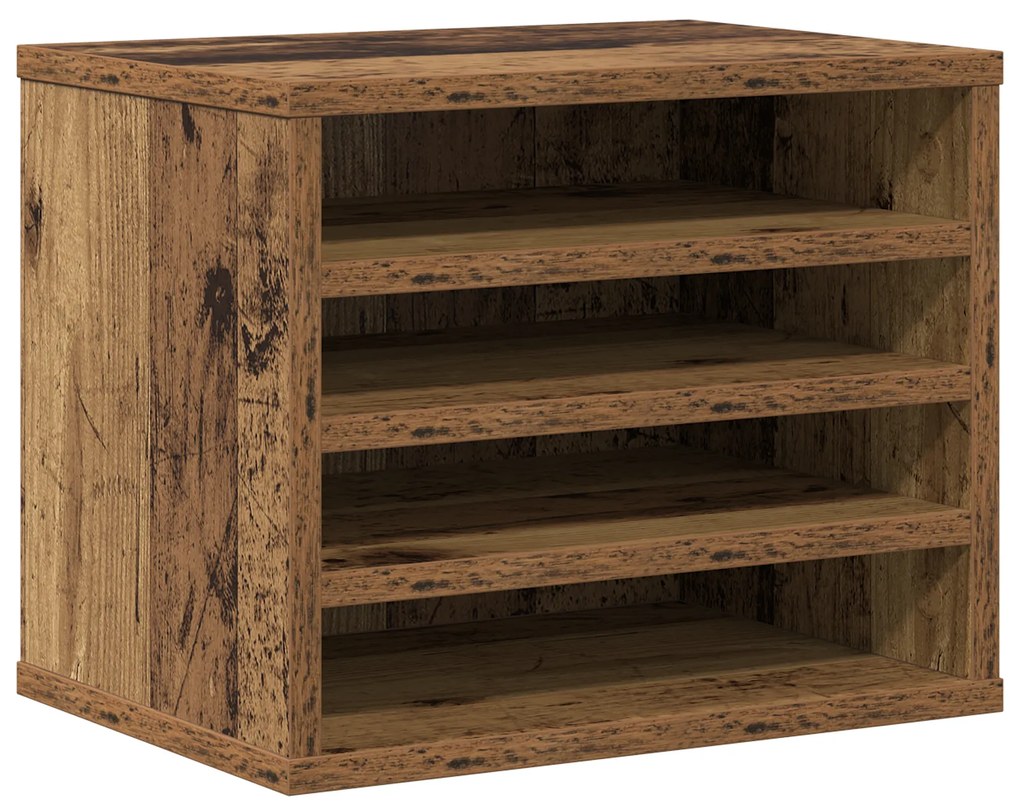 vidaXL Organiser Γραφείου Παλιό Ξύλο 36x26x29.5 εκ. Ξύλο
