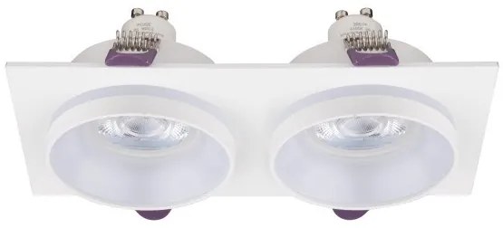 Χωνευτό Σποτ Φωτιστικό Οροφής 2xGU10 Jet TK Lighting-6924-Λευκό 6924